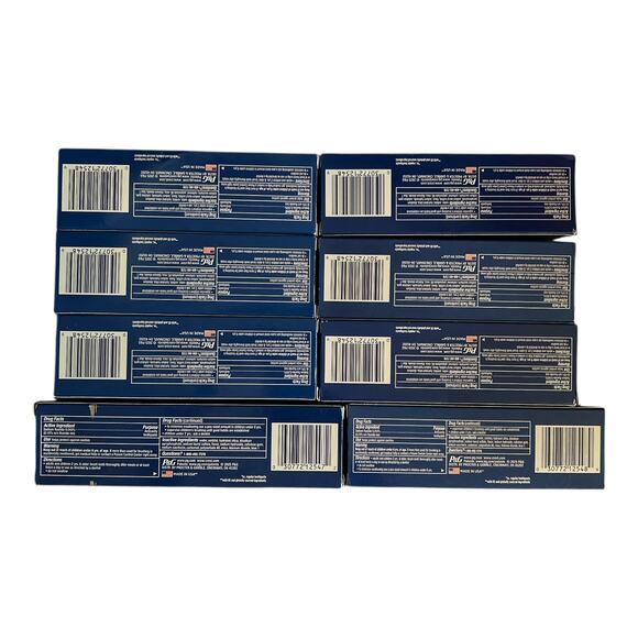 Lot 8 Crest 3D White Toothpaste Radiant Mint 2.4oz/3.3oz, Exp: 3/27,4/27 - Picture 3 of 4